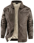 Veste bomber homme avec doublure polaire chaude