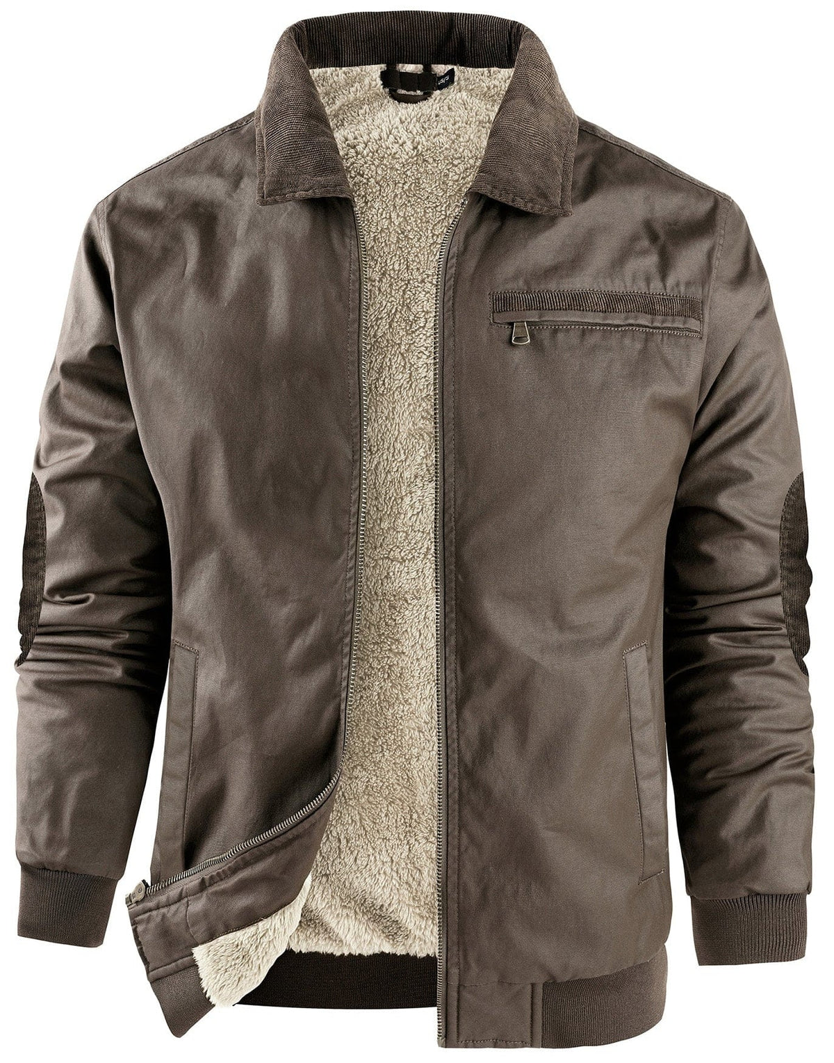 Heren bomberjack met warme fleece voering