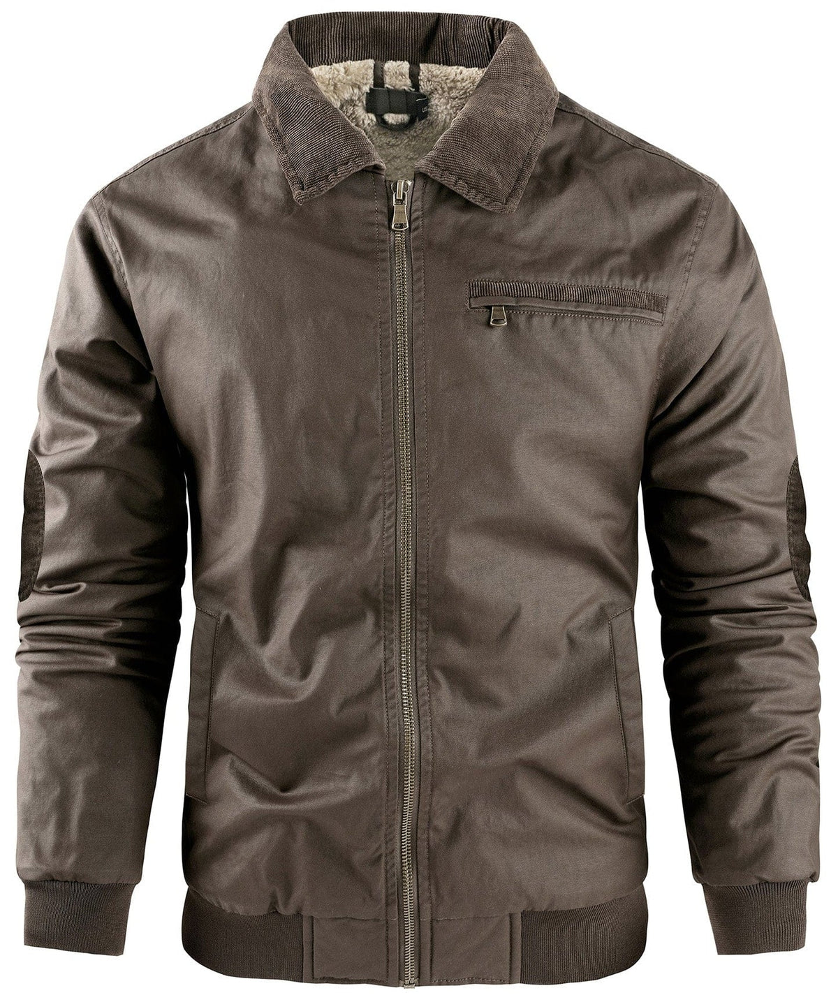Heren bomberjack met warme fleece voering
