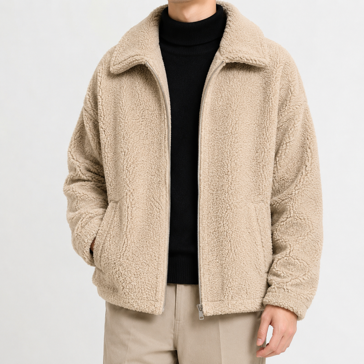 Heren Sherpa Fleecejack