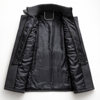 Manteau élégant pour homme en mélange de laine