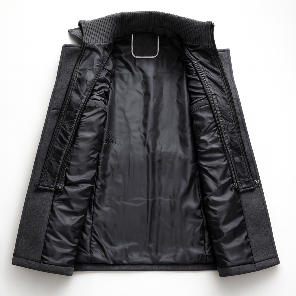 Eleganter Herrenmantel aus Wollmix