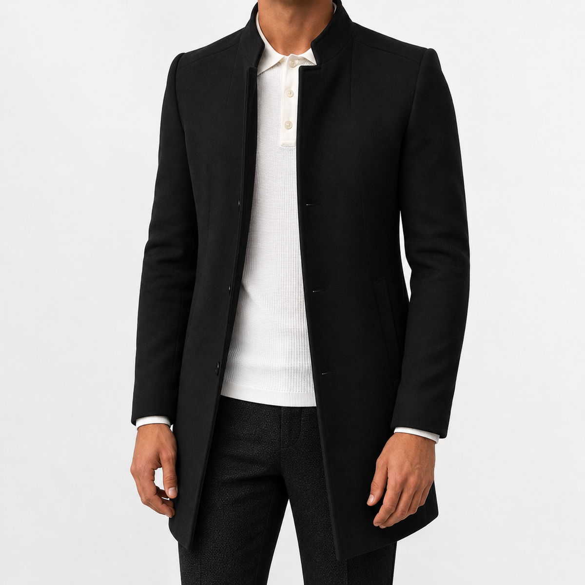 Heren Slim Fit Jas