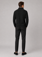 Herren Fleece-Strickjacke mit Reißverschluss