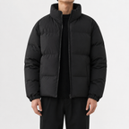 Veste polaire homme Veste matelassée avec doublure polaire pour les jours froids