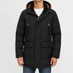 Parka d'hiver pour hommes doublée