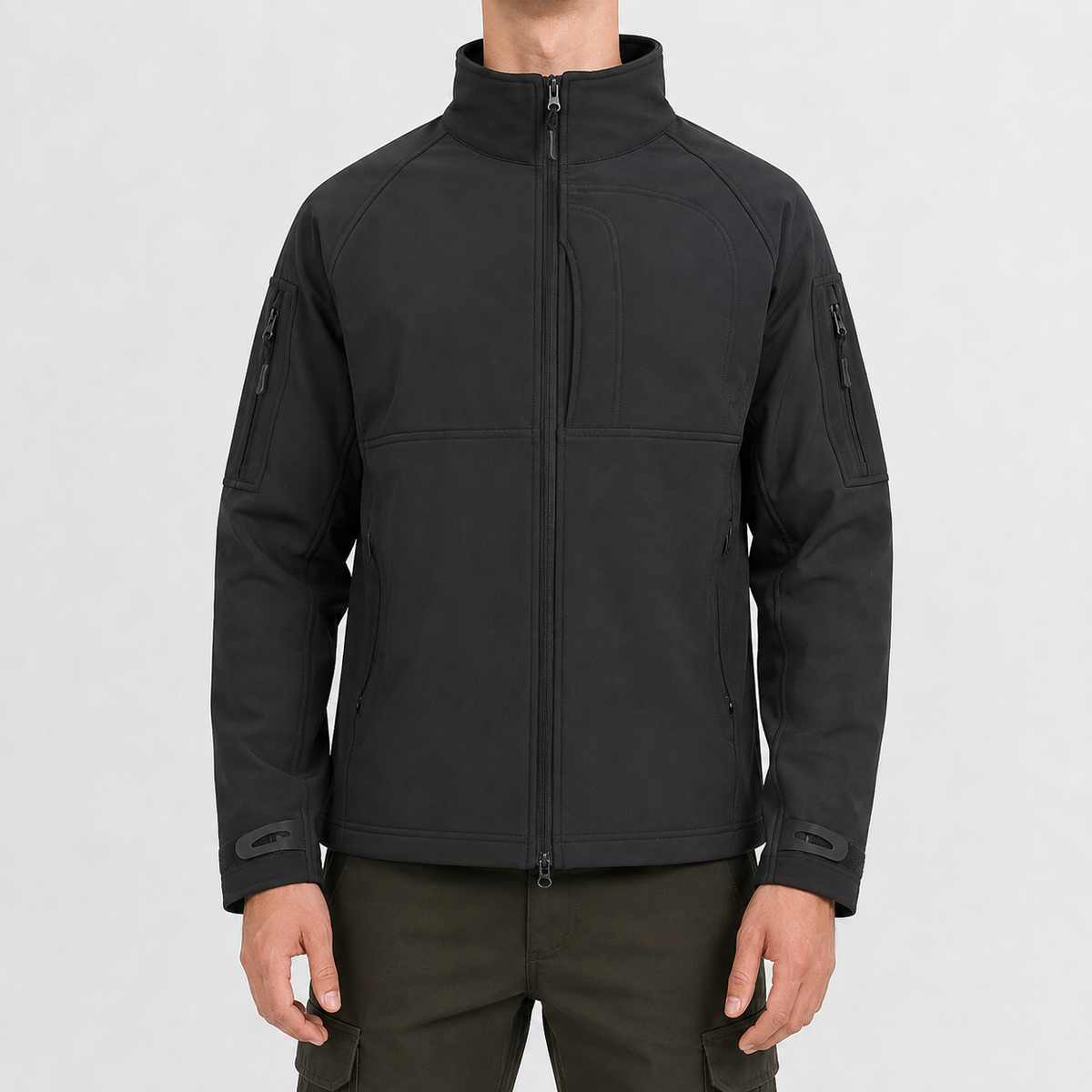Heren Outdoorjas Waterdicht Weerbestendig met Capuchon