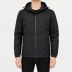 Veste de pluie homme avec capuche étanche légère et résistante aux intempéries