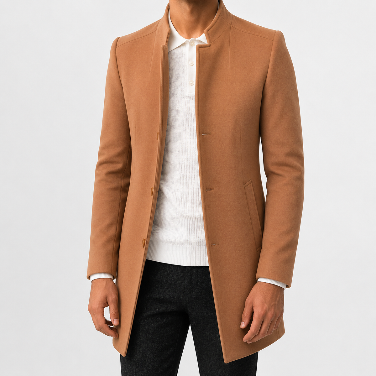 Heren Slim Fit Jas