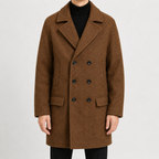 Trench-coat homme croisé long et classique