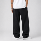 Herren Jogginghose aus Strick mit geradem Loose Fit