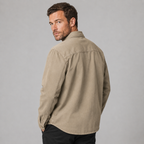 Chemise-veste en coton pour homme