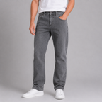 Heren Jeans Regular Fit Straight Leg Denim