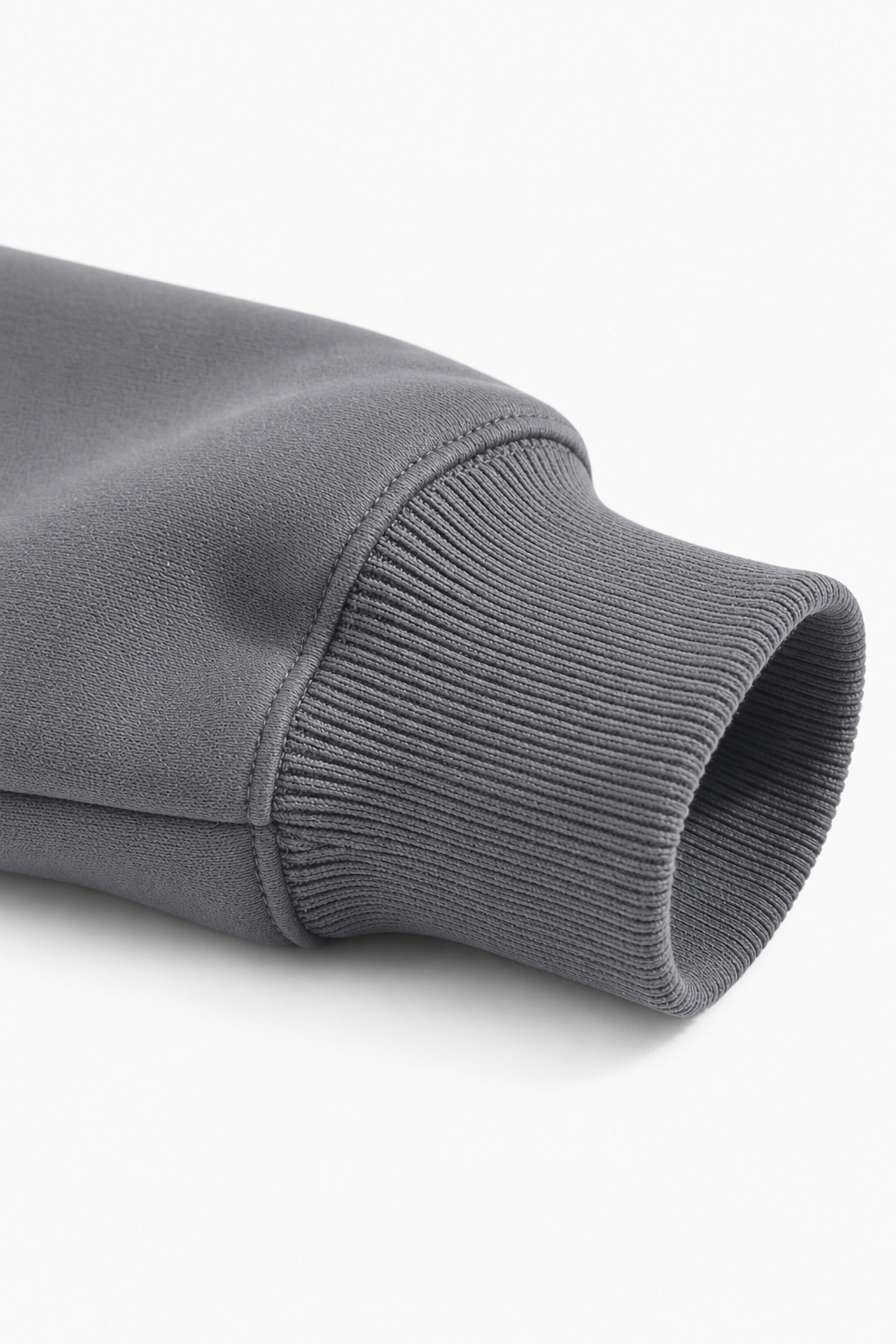 Pull-over oversize en maille pour homme col rond gris