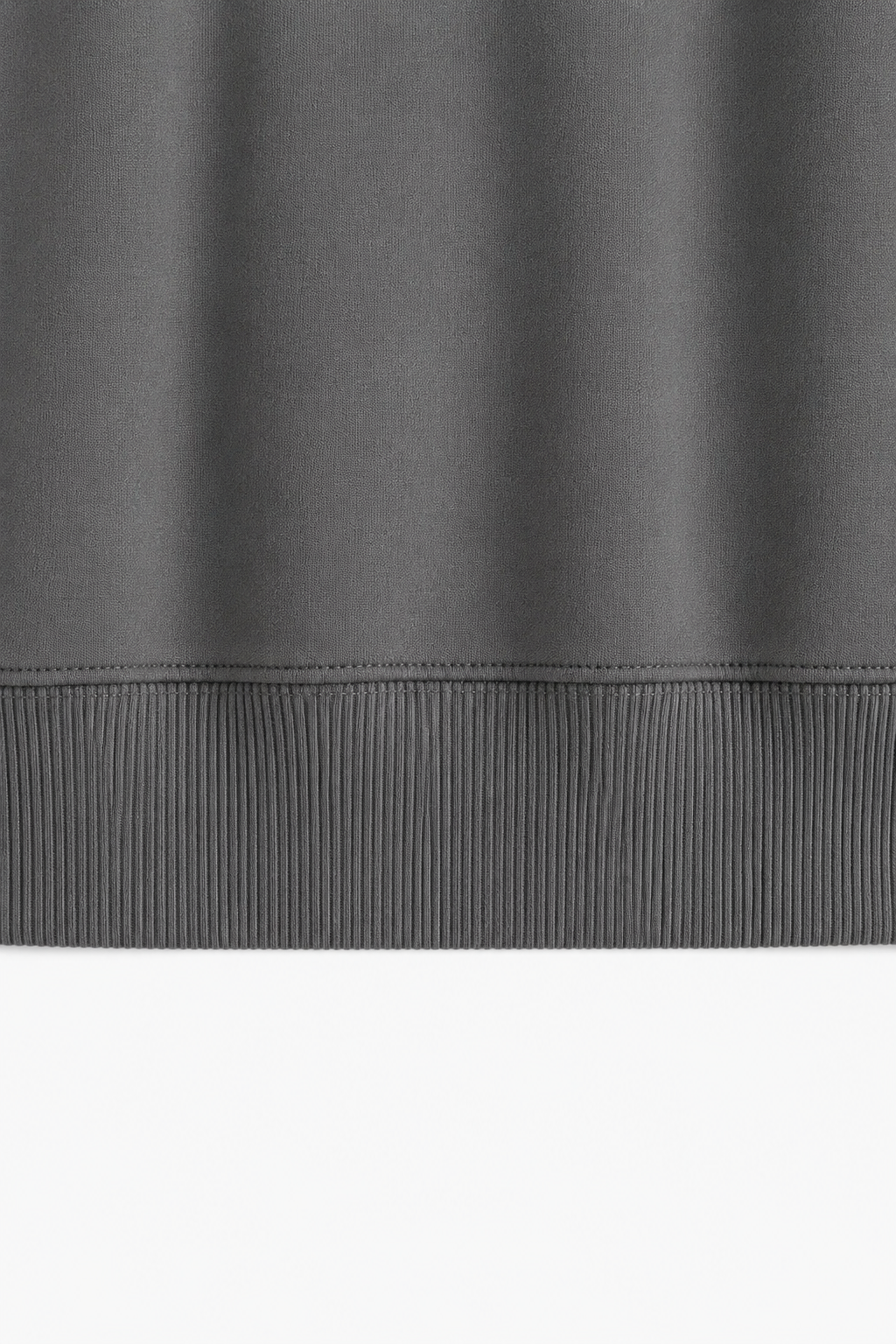Pull-over oversize en maille pour homme col rond gris