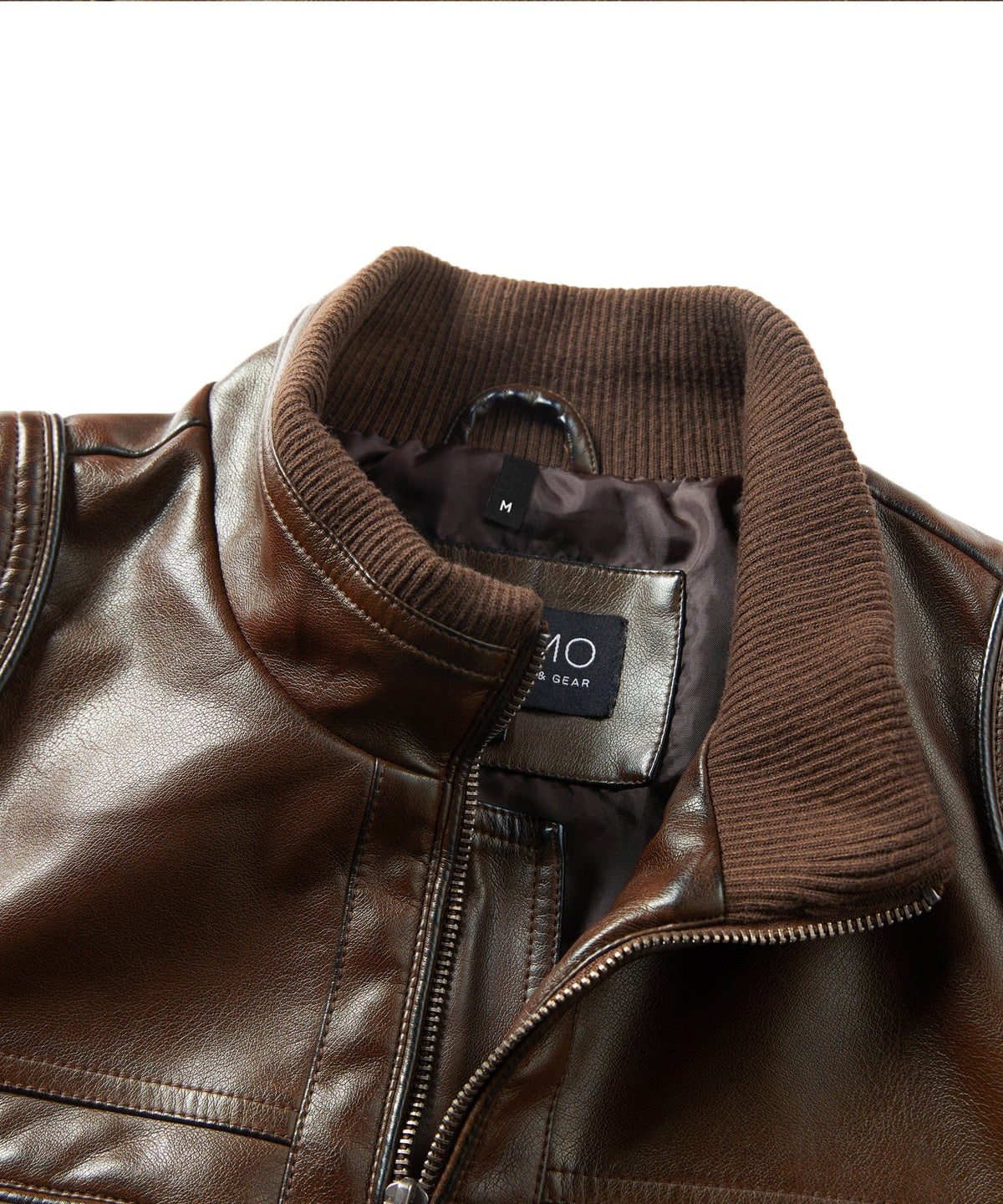 Heren Café Racer Kunstleren Jas