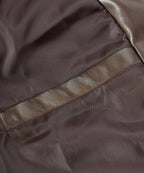 Herren Café Racer Kunstlederjacke