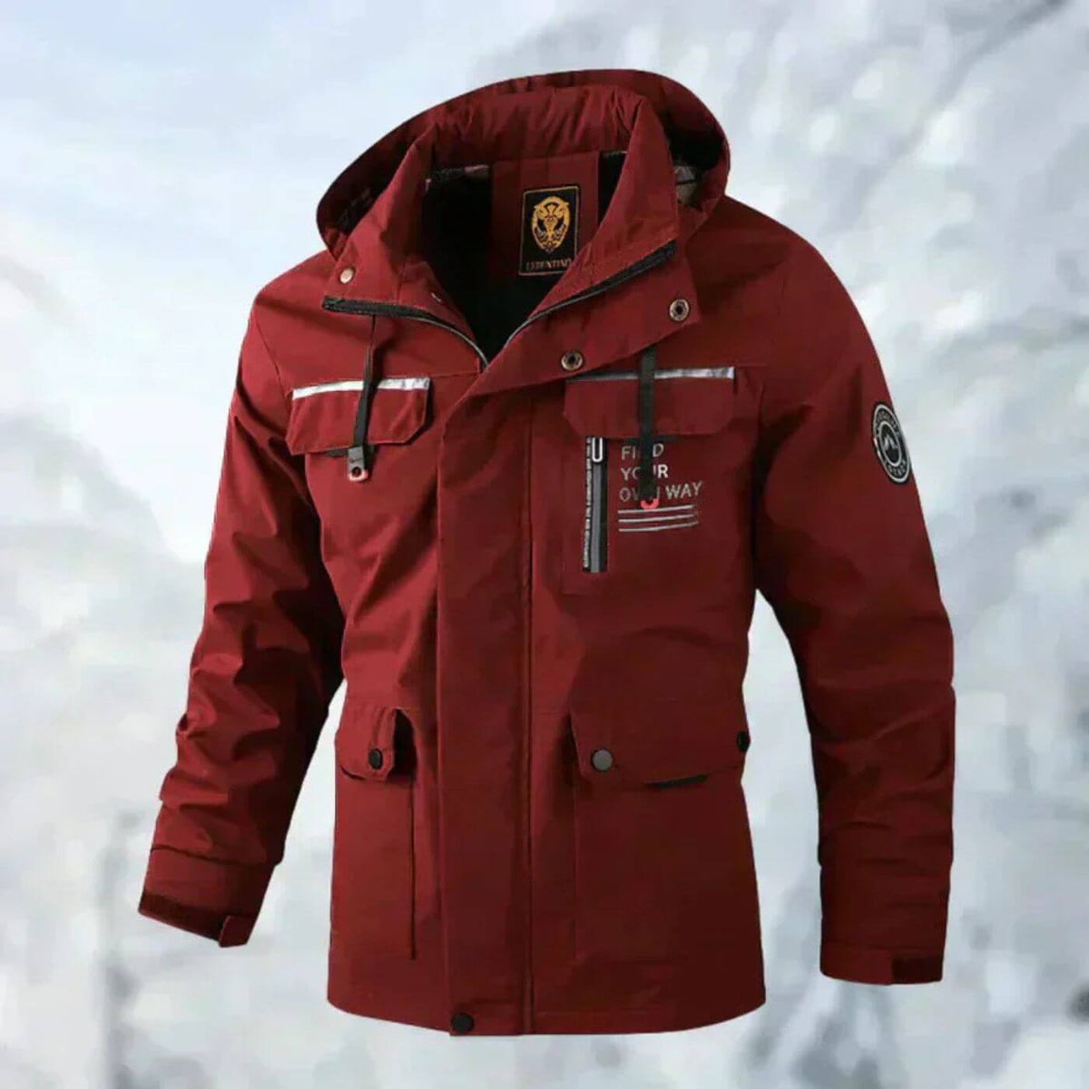 Herren Winterjacke Wasser- und Winddicht