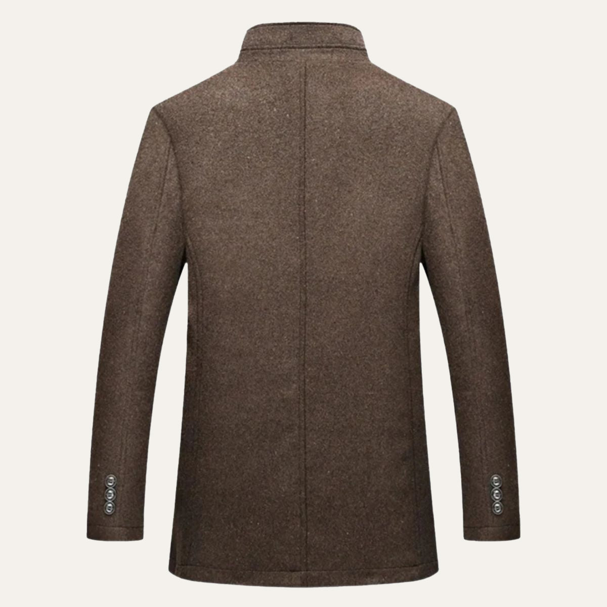 Manteau en laine pour homme Manteau classique avec patte de boutonnage