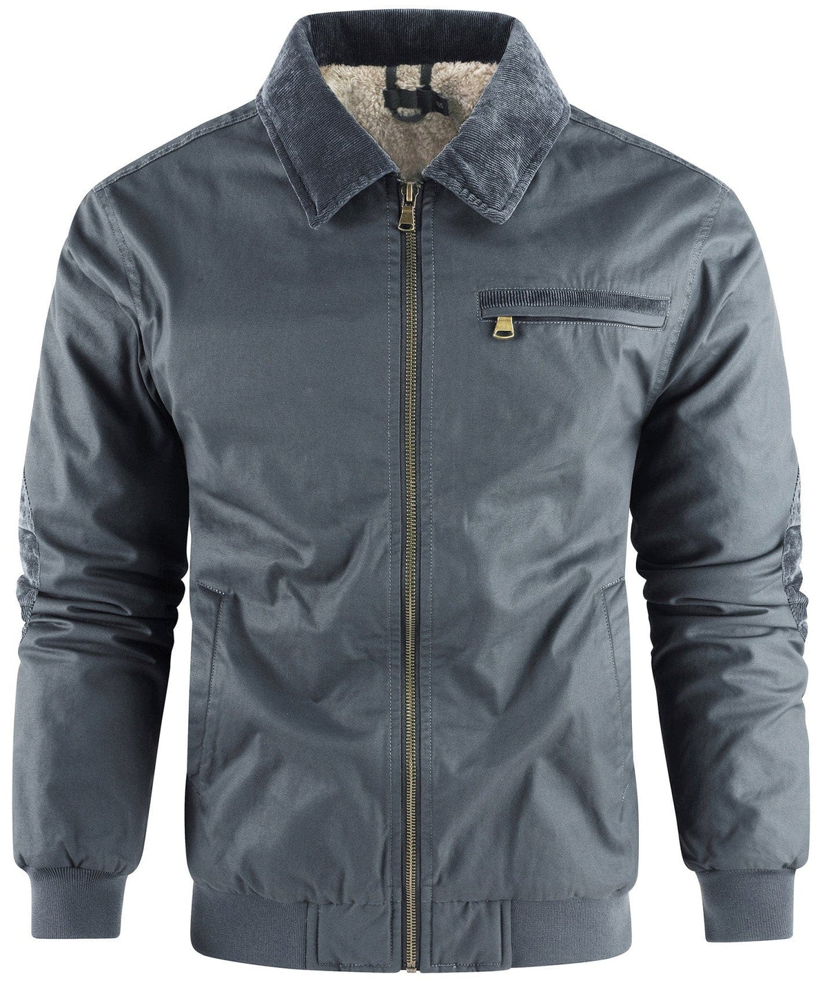 Veste bomber homme avec doublure polaire chaude