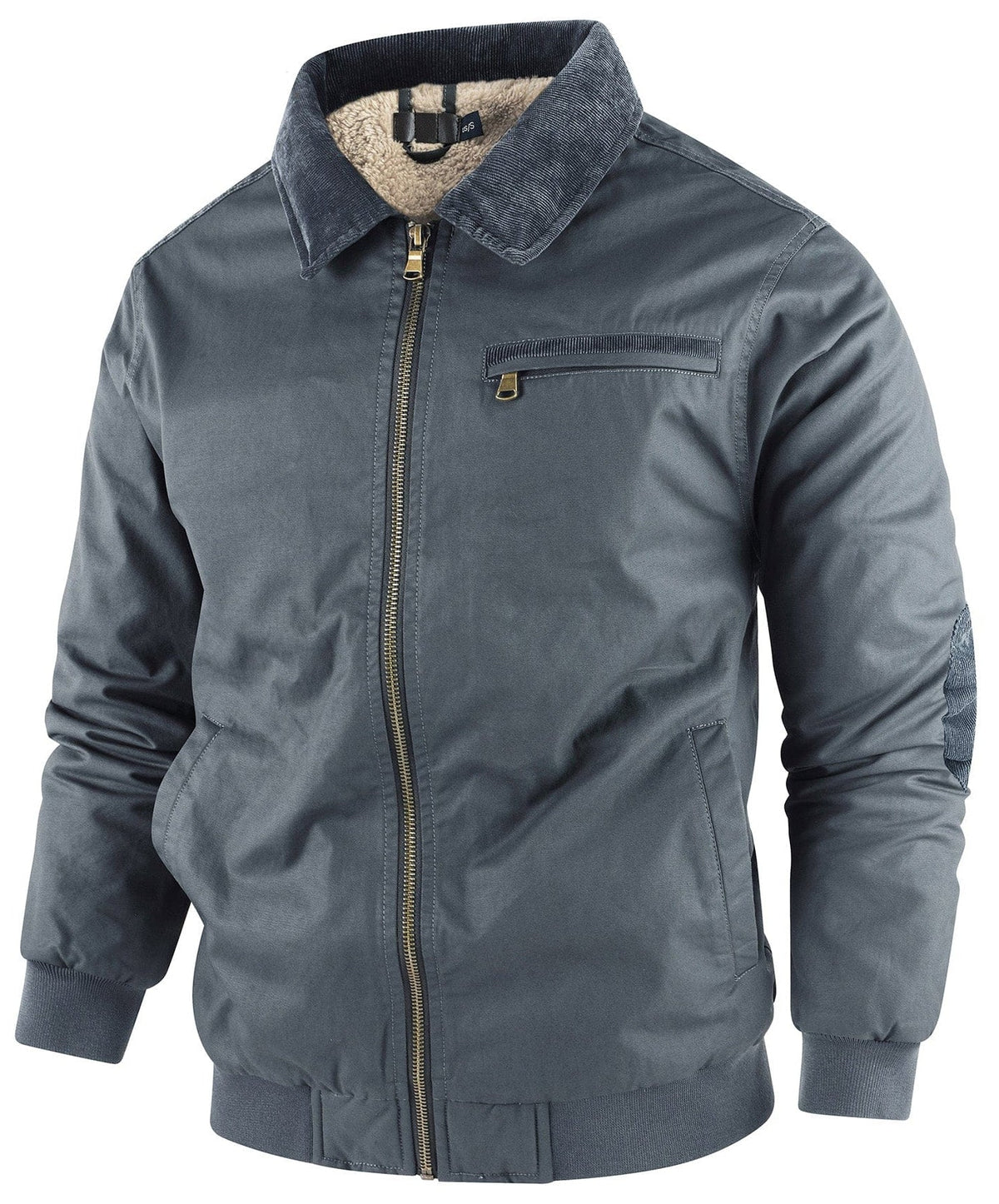 Veste bomber homme avec doublure polaire chaude
