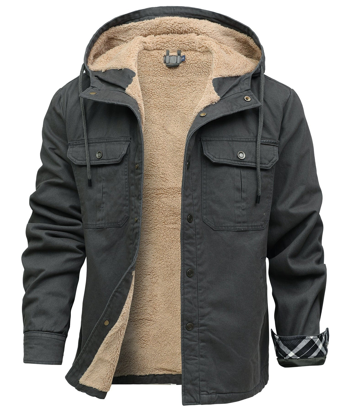 Heren Sherpa Fleece Jas met warme voering