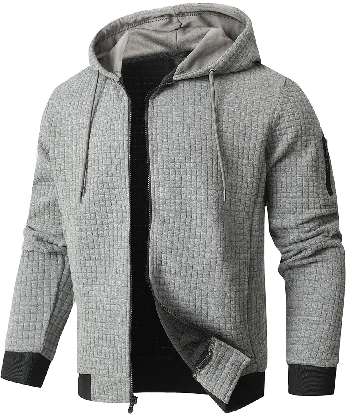 Hoodie doublé pour hommes pour les jours froids