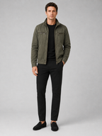 Veste décontractée pour homme en coton lavé