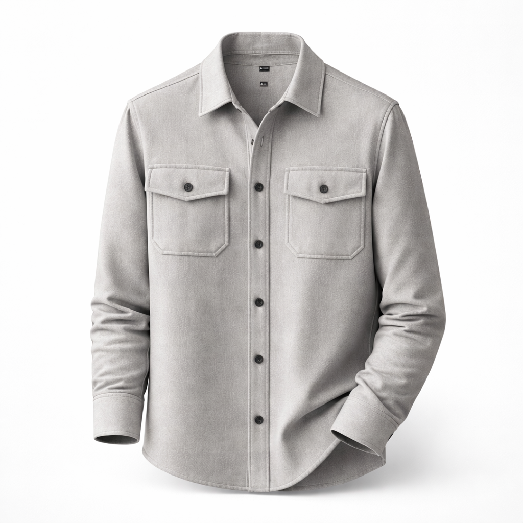 Herren Overshirt mit zwei Brusttaschen