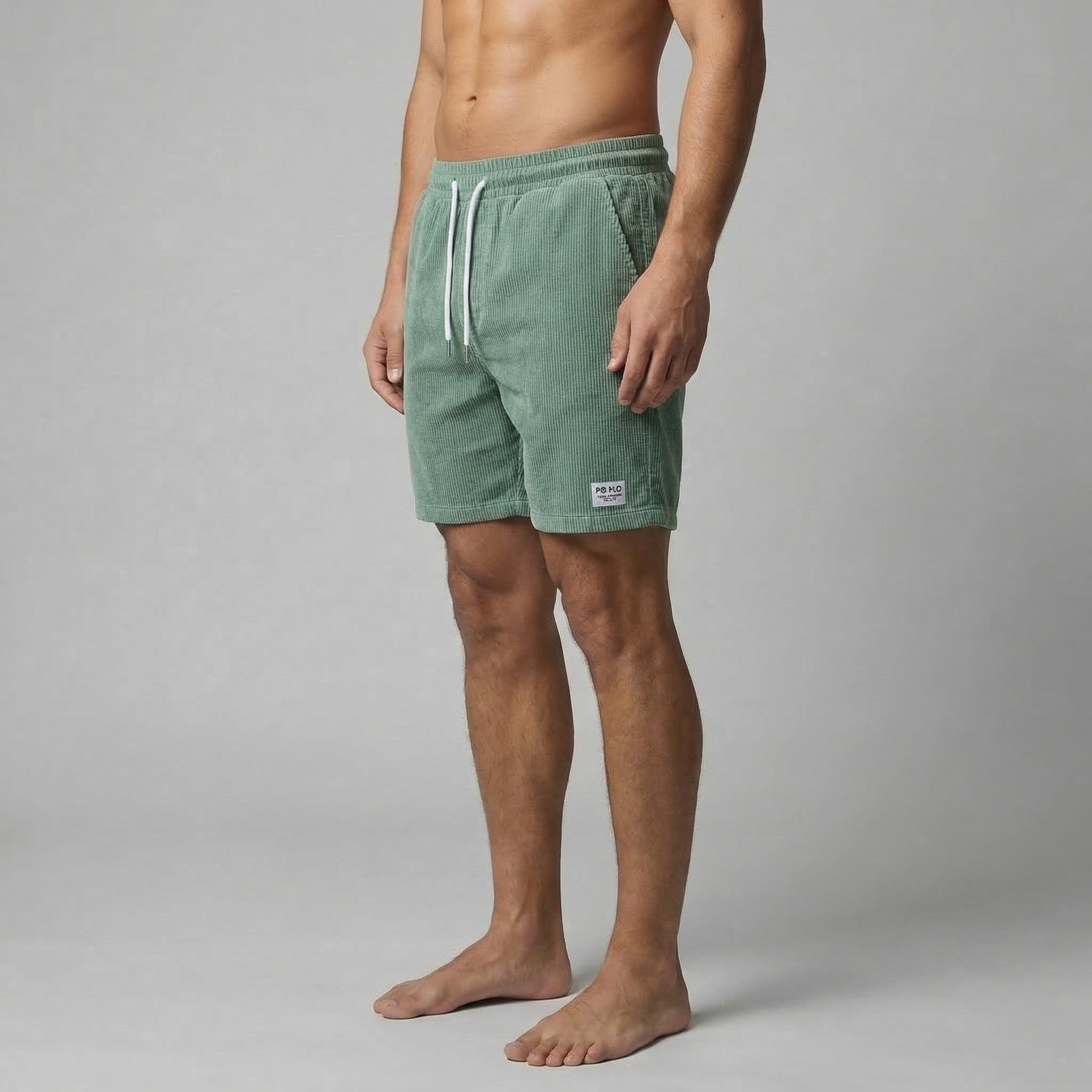 Gestreifte Herren Badeshorts