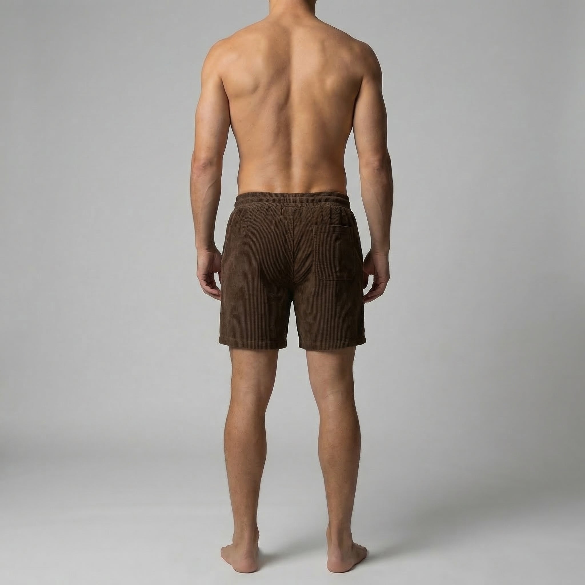 Gestreifte Herren Badeshorts