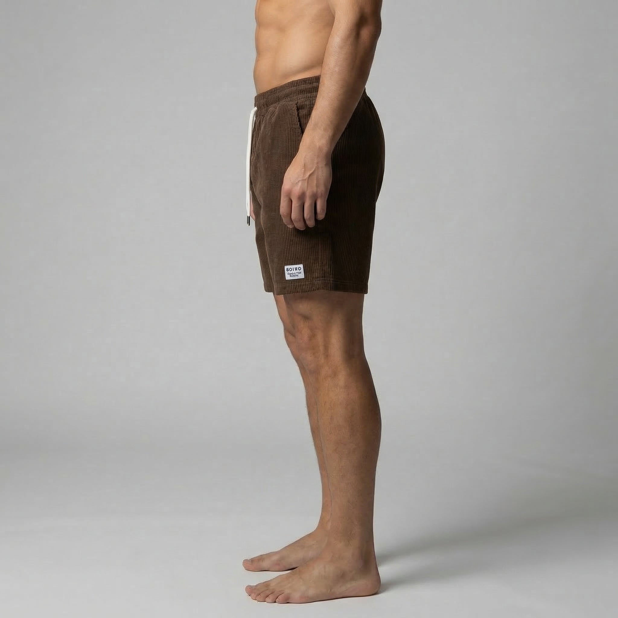 Gestreifte Herren Badeshorts