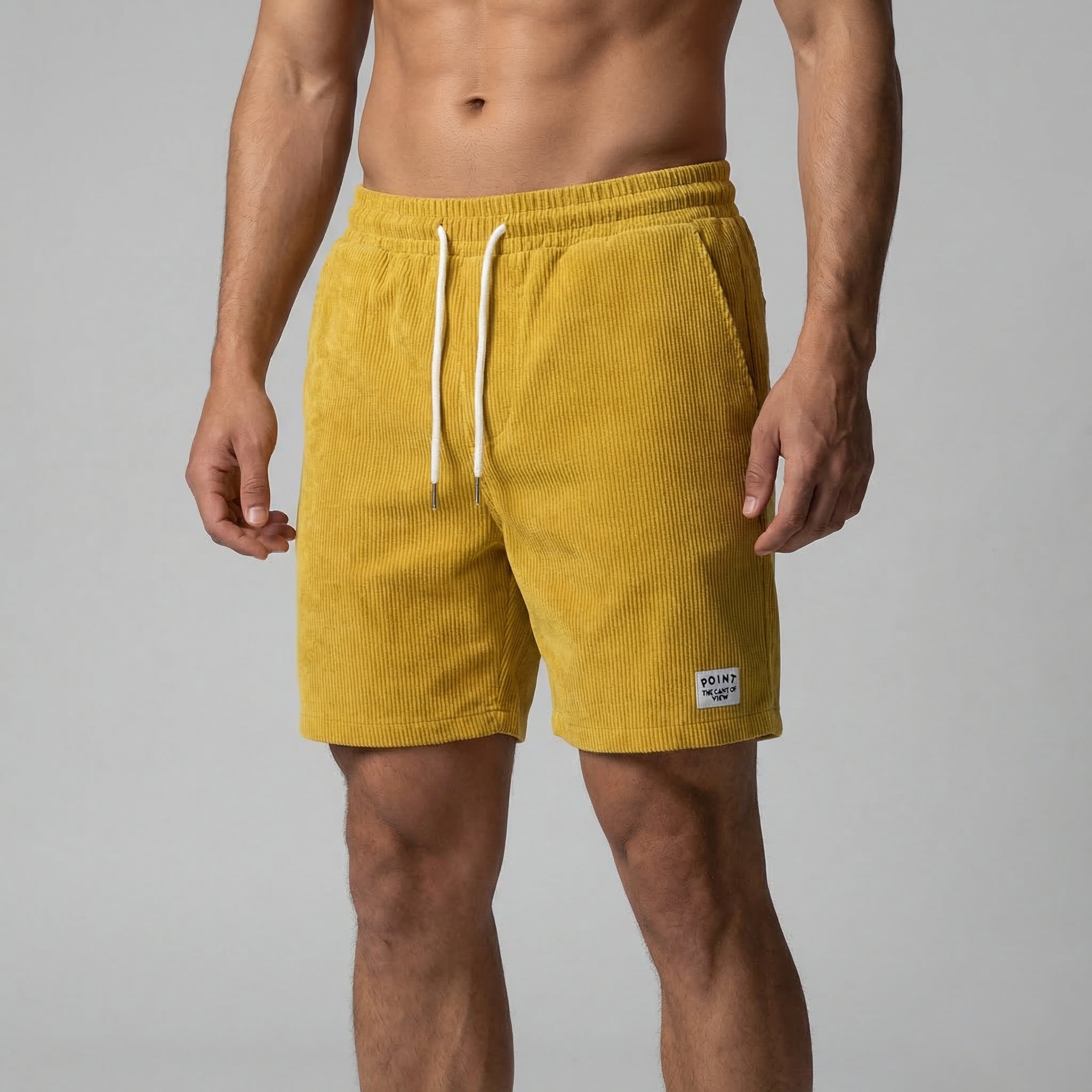 Gestreifte Herren Badeshorts