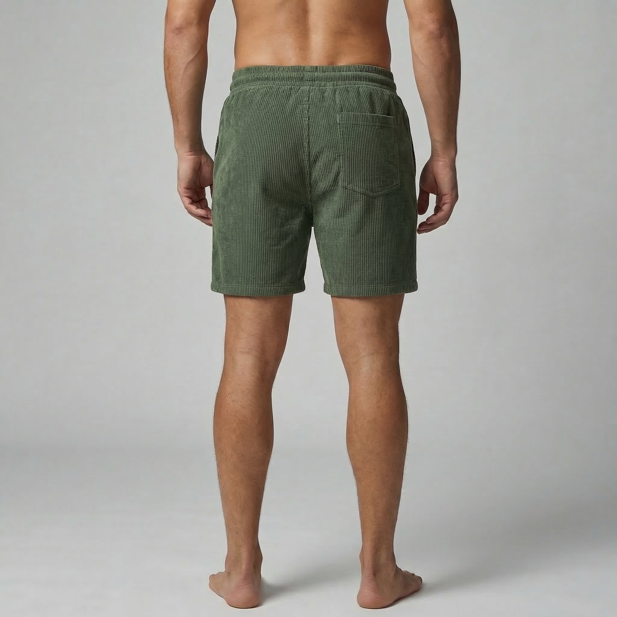 Gestreifte Herren Badeshorts