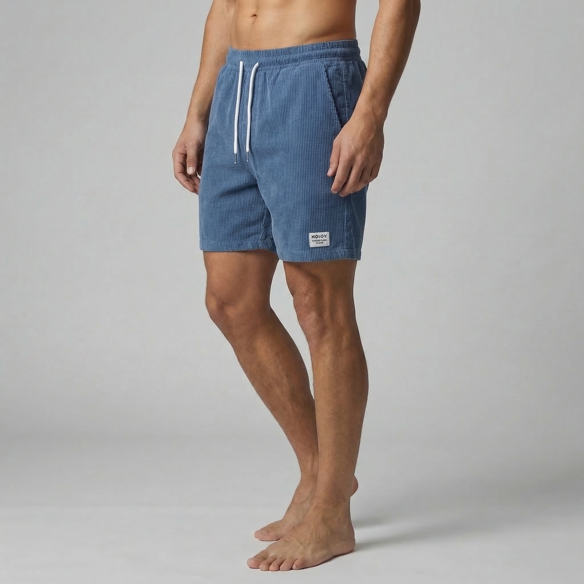 Gestreifte Herren Badeshorts