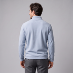 Pull polaire homme avec fermeture éclair quart