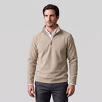 Herren Fleece-Pullover mit Quarter-Zip