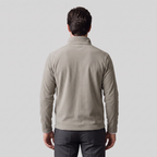 Pull polaire homme avec fermeture éclair quart