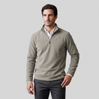 Herren Fleece-Pullover mit Quarter-Zip