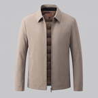Veste homme avec doublure matelassée et fermeture éclair