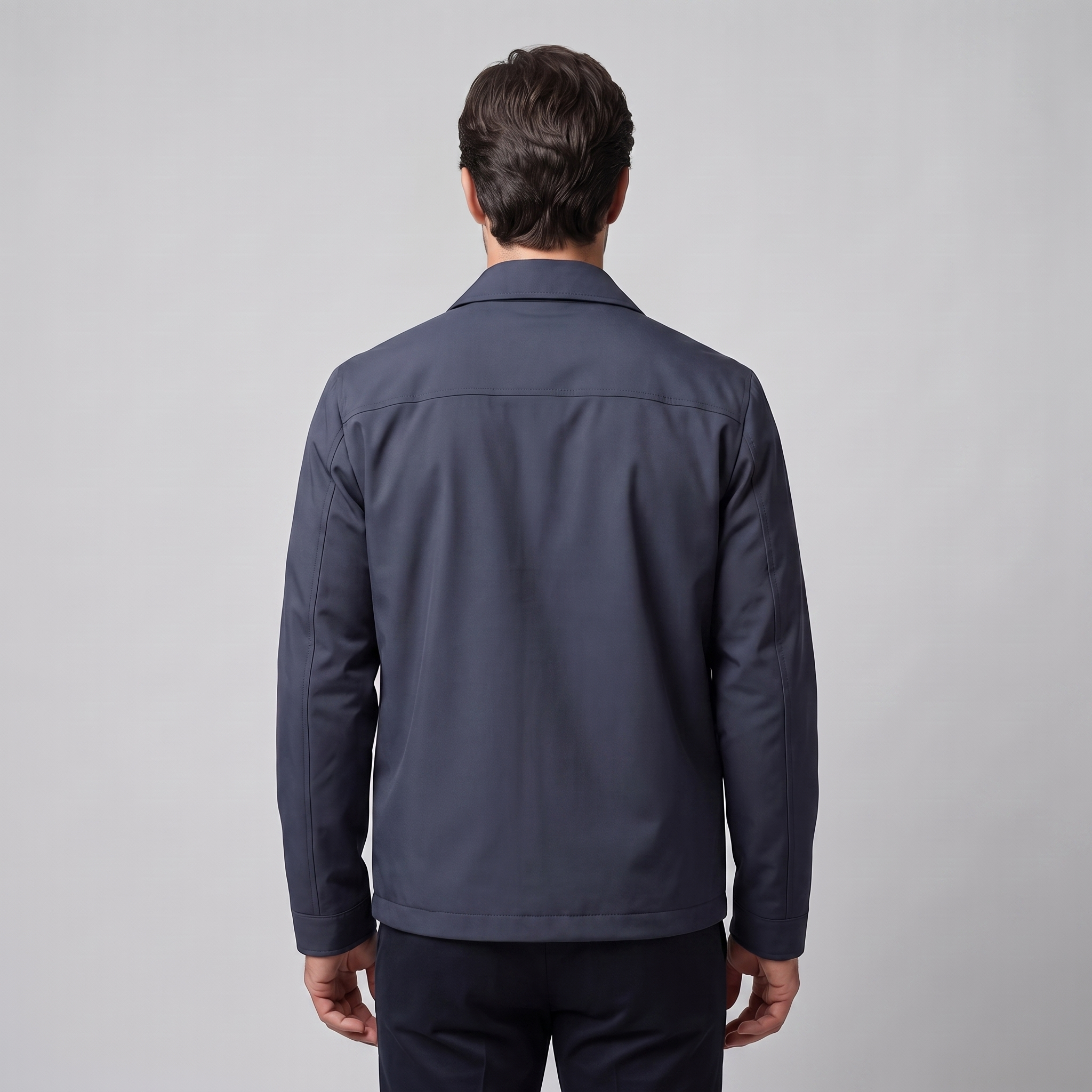 Veste homme avec doublure matelassée et fermeture éclair