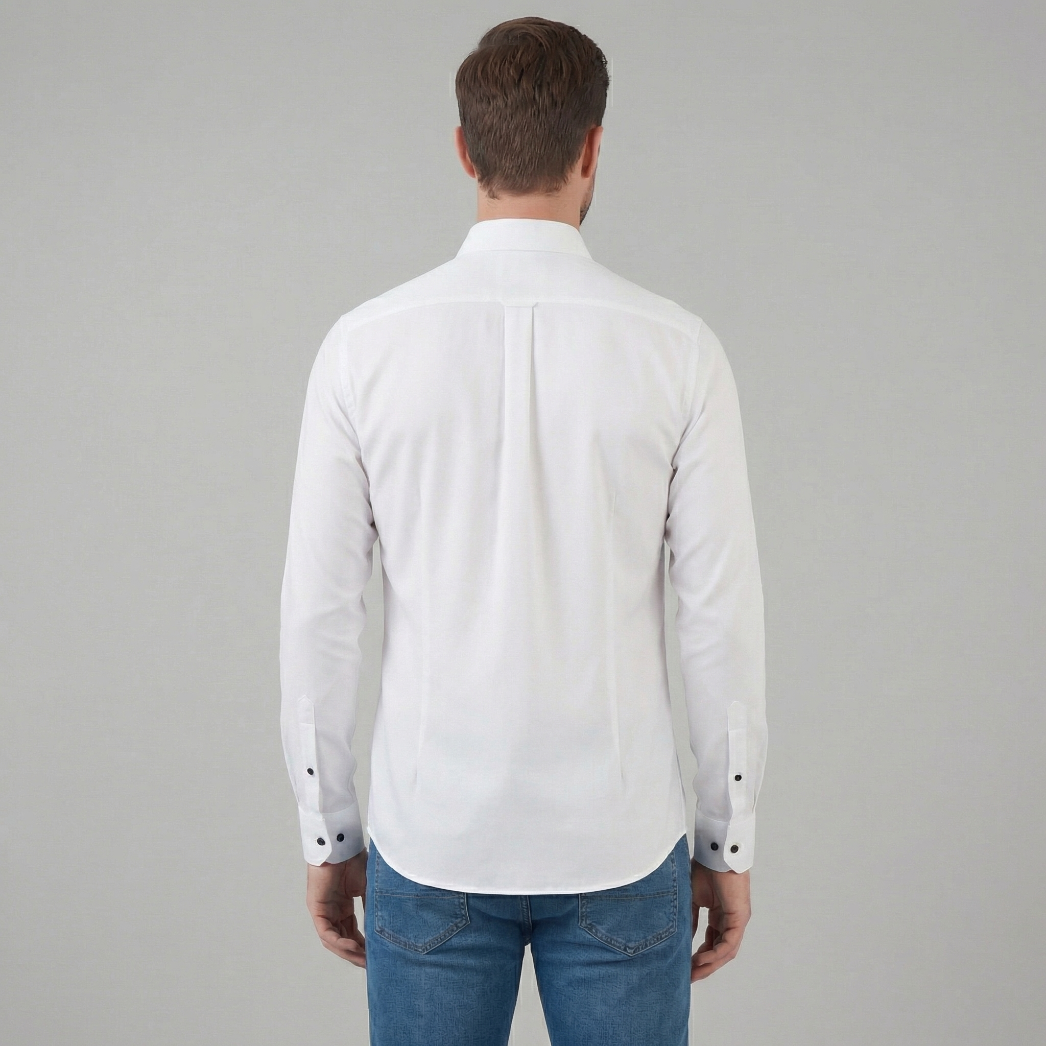 Herren Business Langarmhemd