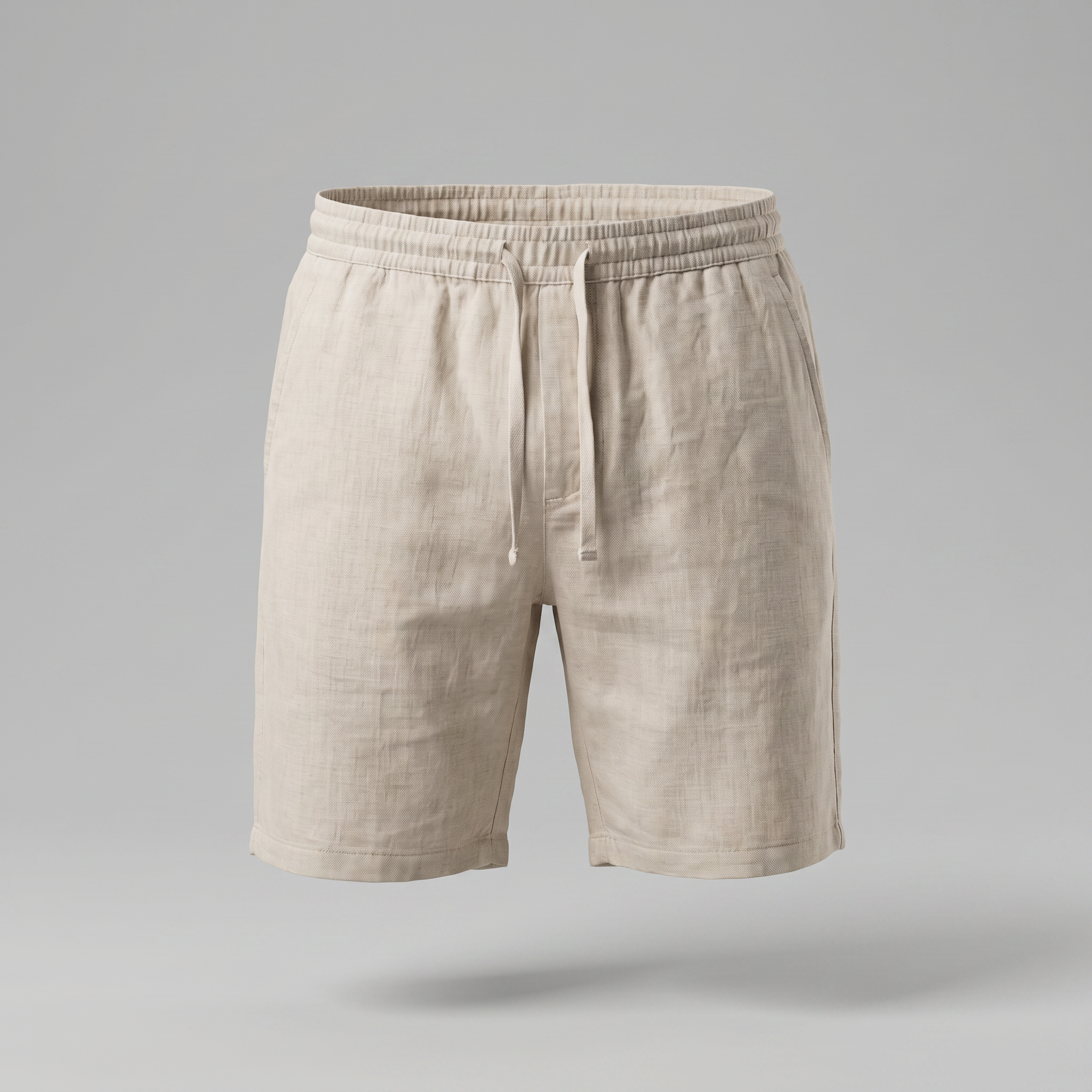 Herren Leinen Casual Shorts