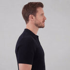 Geripptes Herren Polohemd