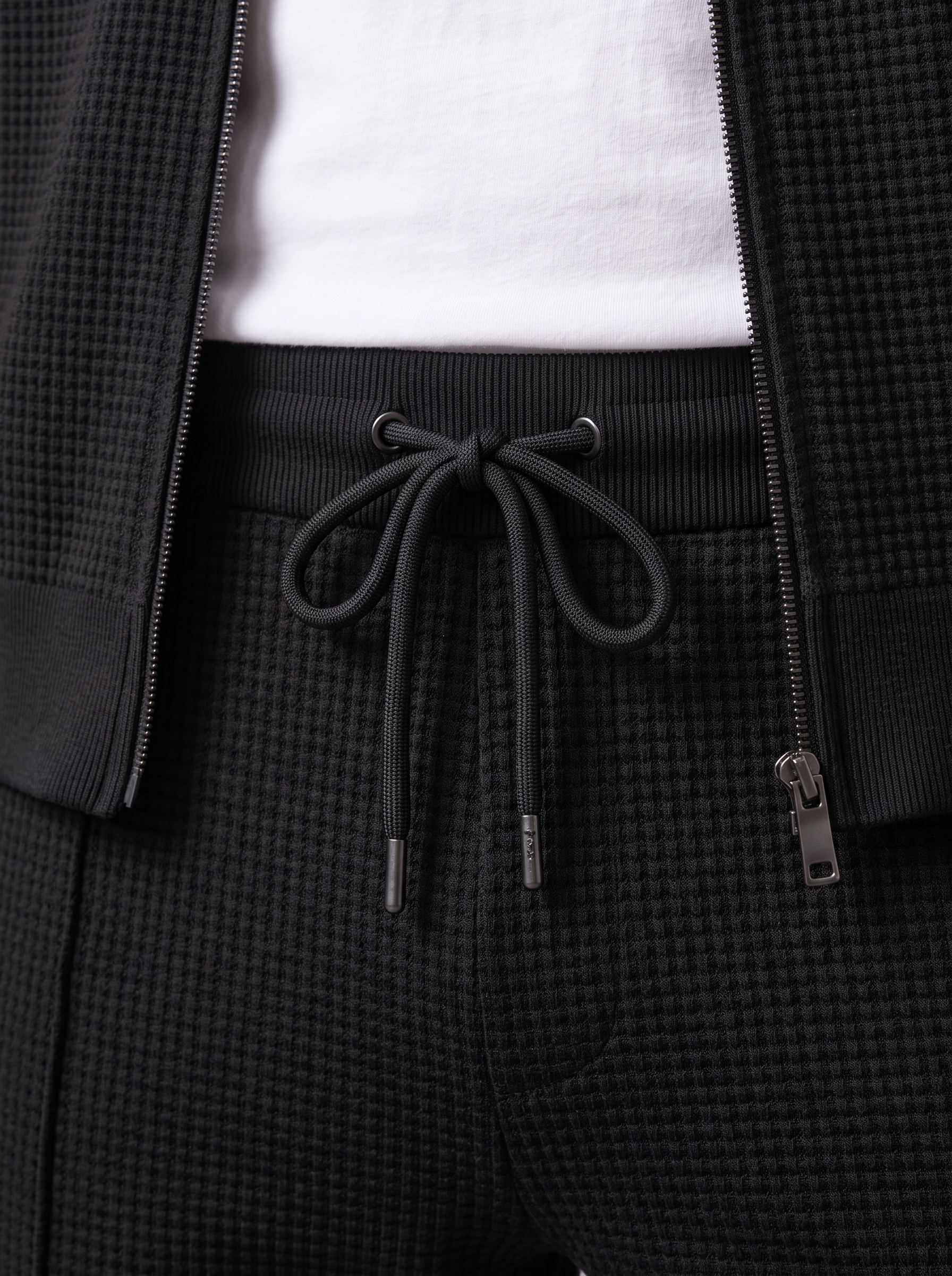Ensemble homme deux pièces avec motif structuré veste et pantalon