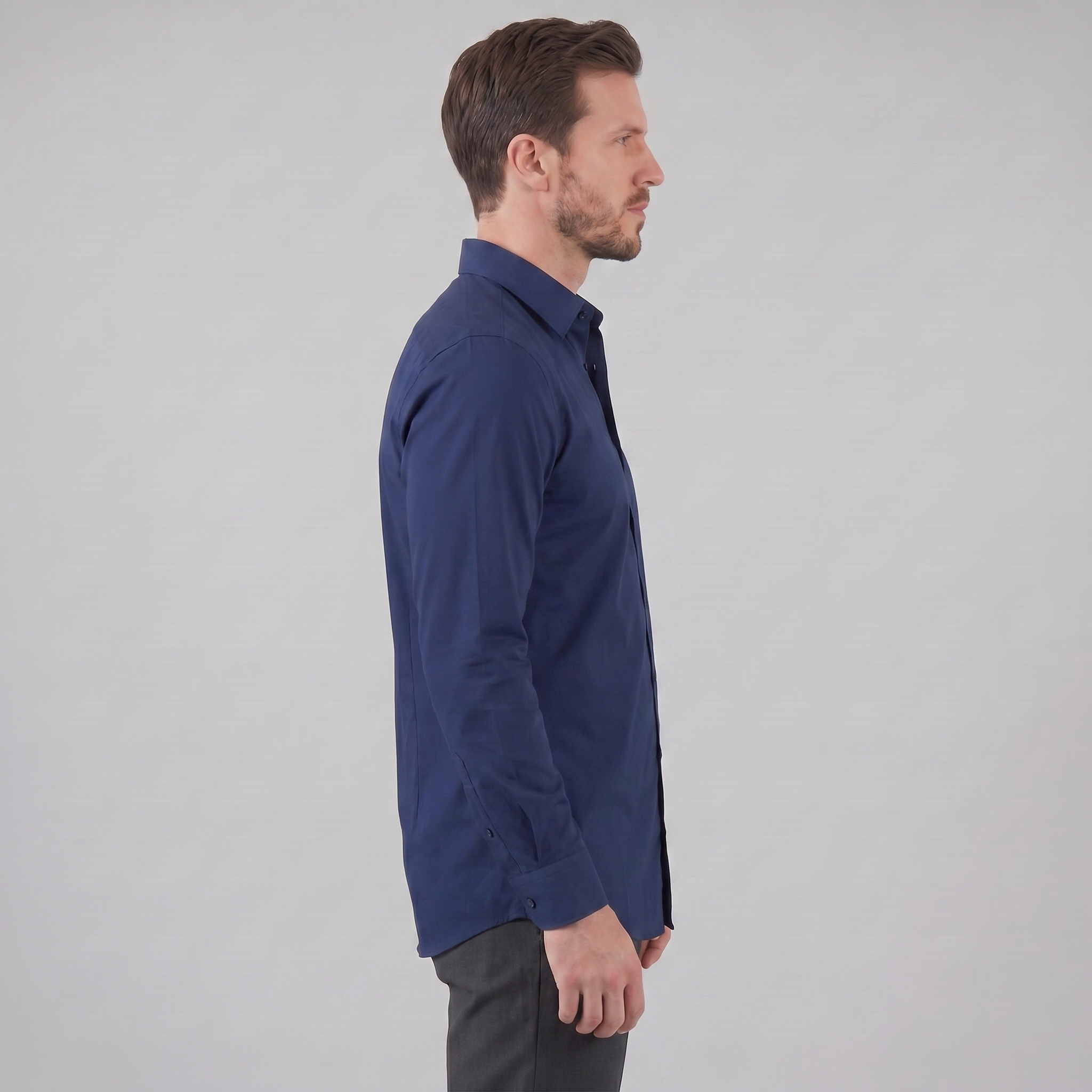 Herren Elegantes Slim-Fit Hemd