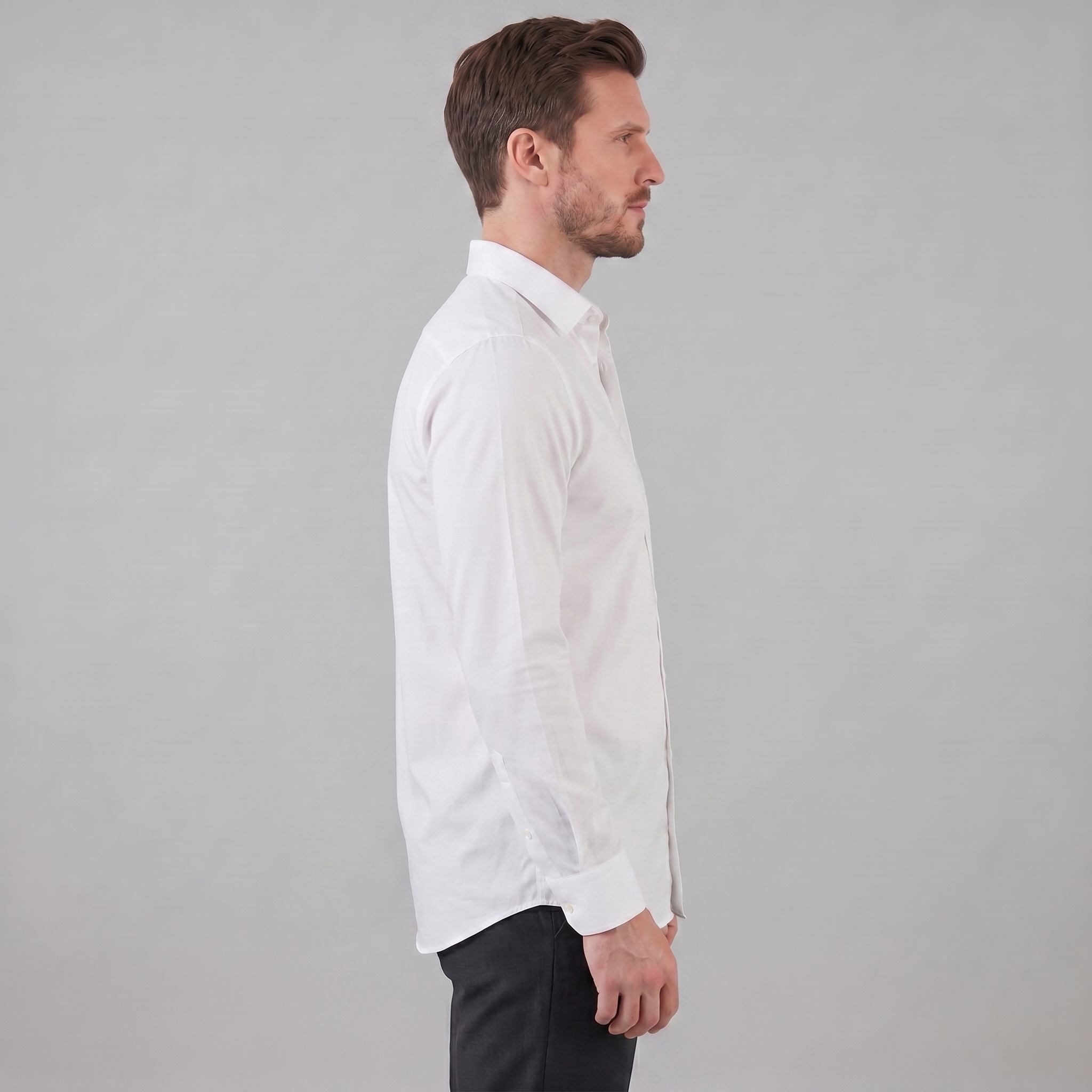 Herren Elegantes Slim-Fit Hemd