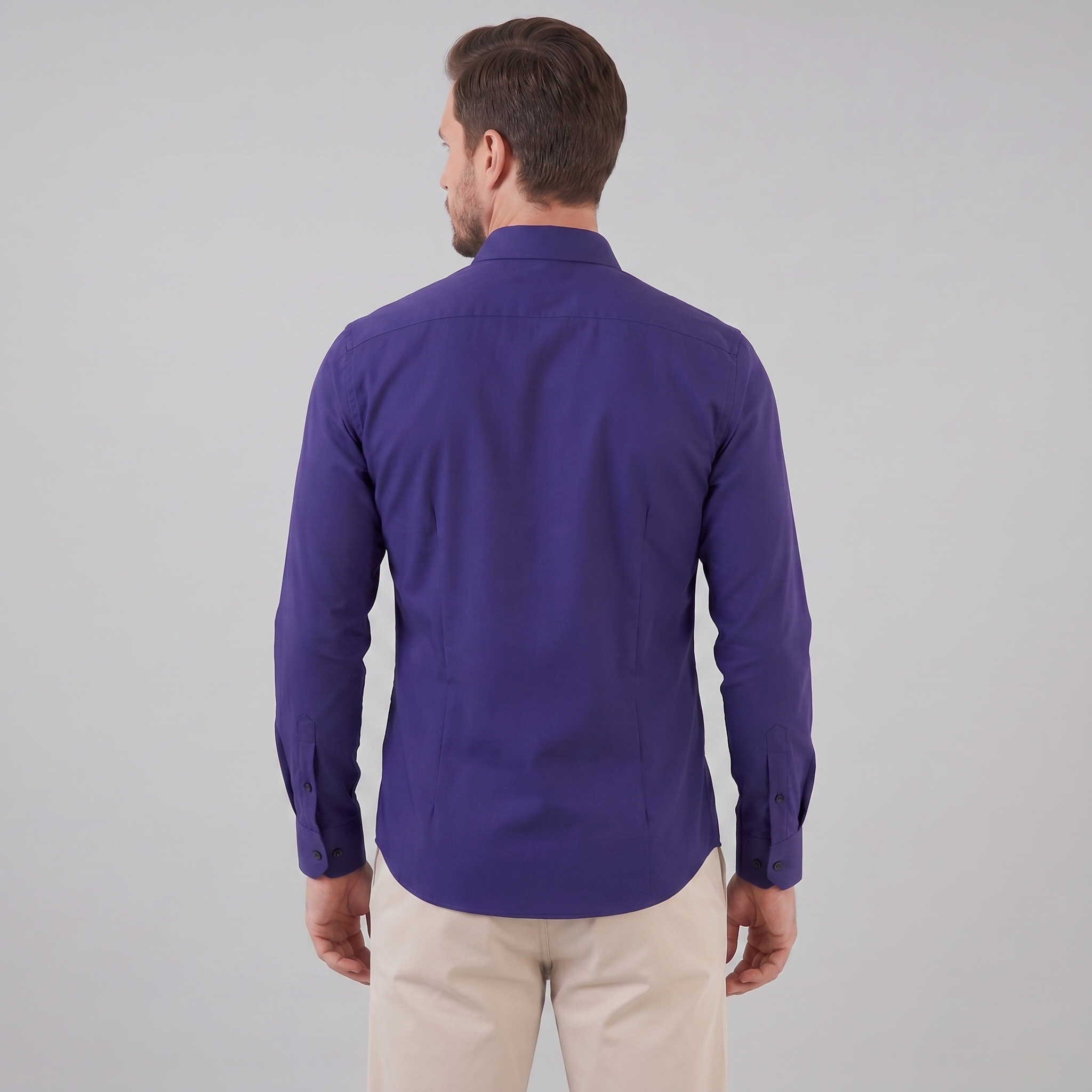 Herren Elegantes Slim-Fit Hemd