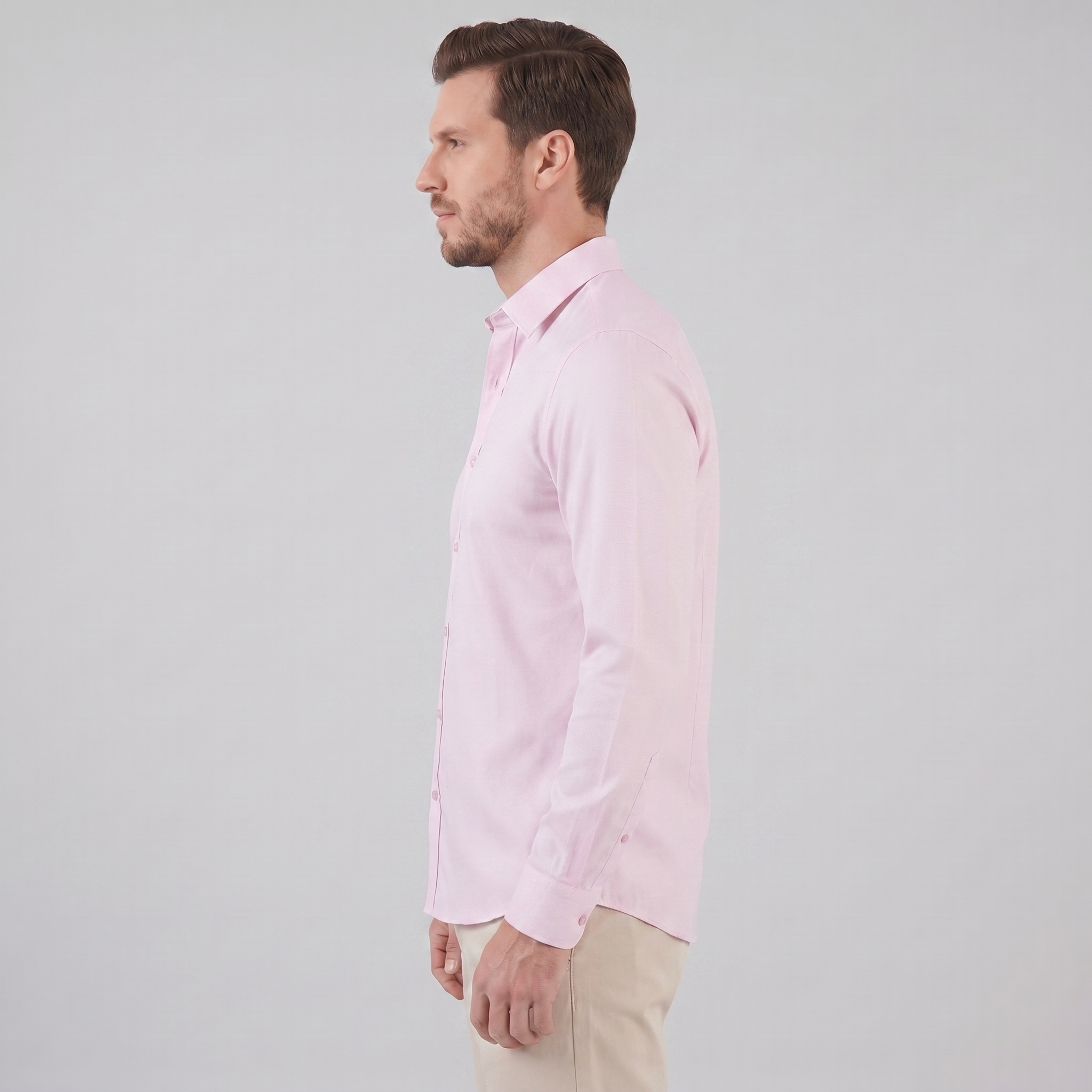 Herren Elegantes Slim-Fit Hemd