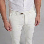 Herren Chinohose Straight Fit